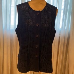 Rebecca beautiful suede vest, lining, size M